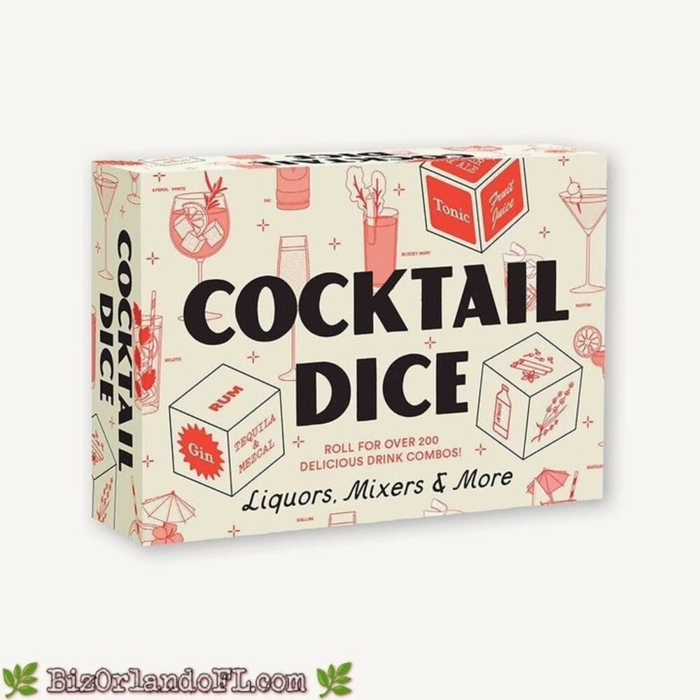 BARWARE GIFTS: Cocktail Dice Liquors, Mixers & More | Novelty Bar Gifts For Him
